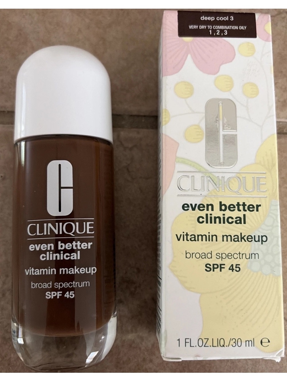 Clinique Even Better Clinical Vitamin Makeup — Deep Cool 3 Brown